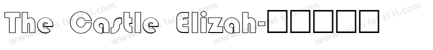 The Castle Elizah字体转换